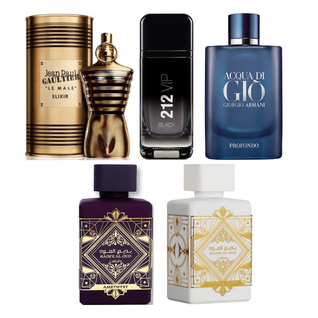 COMBO ESPECIAL 5 PERFUMES ORDEN INTERNA disponible en Yaxa Colombia